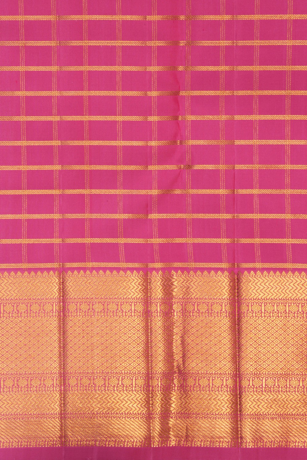 Pink Kattam Kanchi Silk Saree