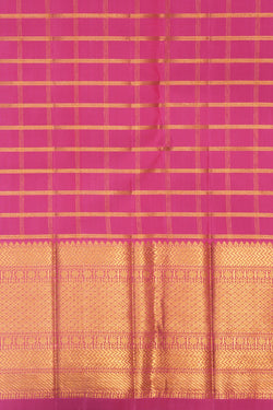 Image of Pink Kattam Kanchi Silk Saree