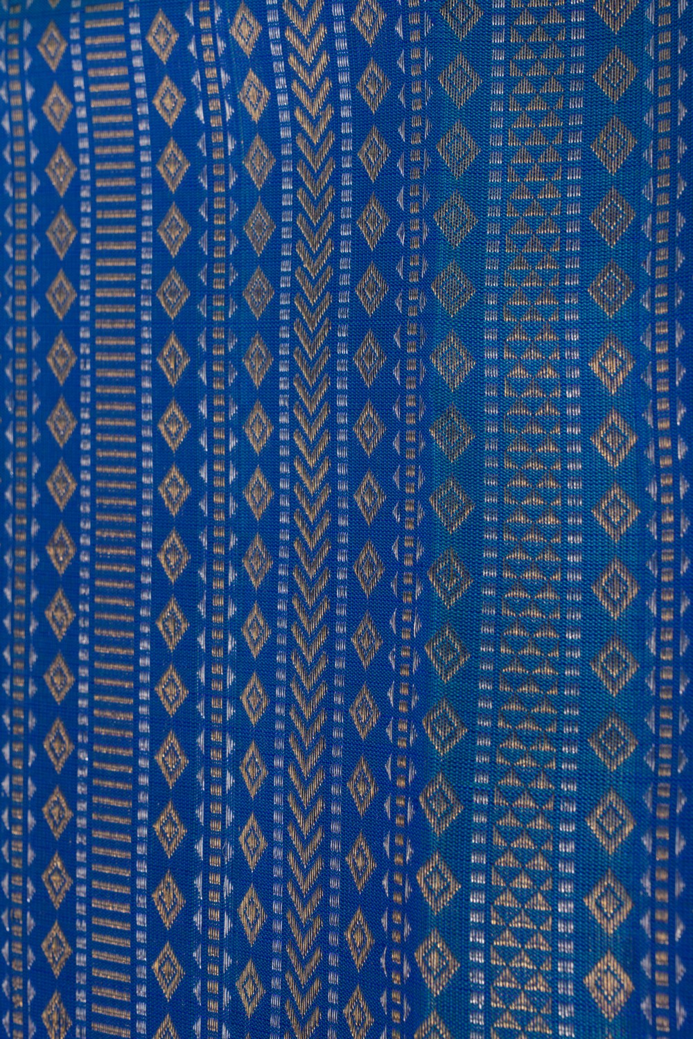 Blue Brocade Kanchipattu Saree