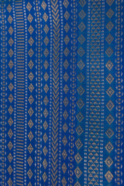 Image of Blue Brocade Kanchipattu Saree
