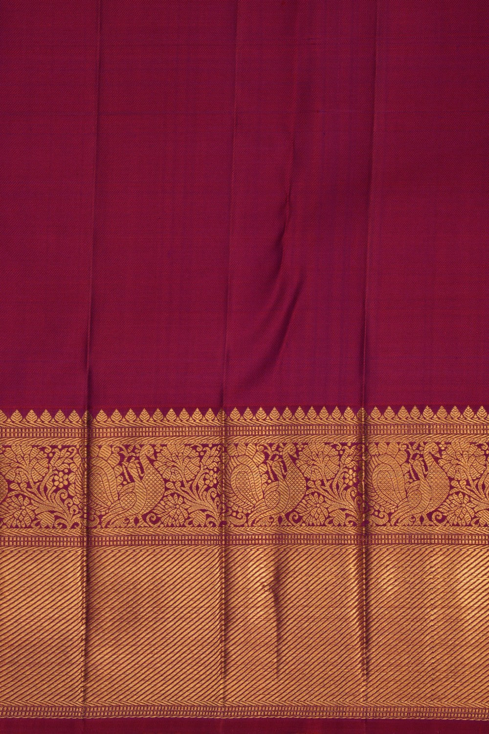 Image of Mint Green Brocade Kanchipattu Saree