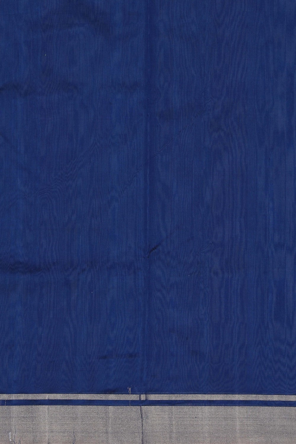 Image of Chanderi Indigo Blue Saree