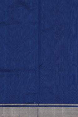 Image of Chanderi Indigo Blue Saree