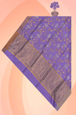 Image of Chanderi Purple Dupatta