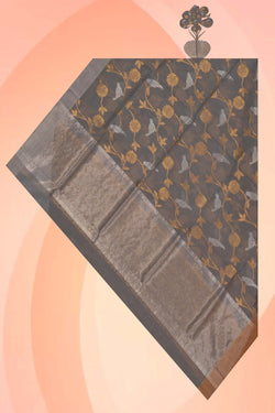 Image of Chanderi Grey Dupatta