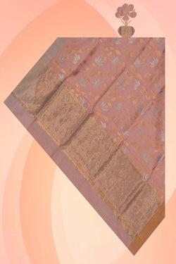 Image of Chanderi Peach Dupatta