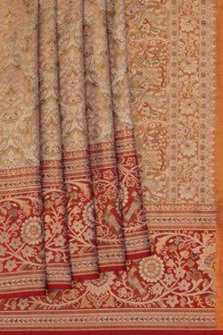 Image of Kanchipattu Brocade Gold Saree
