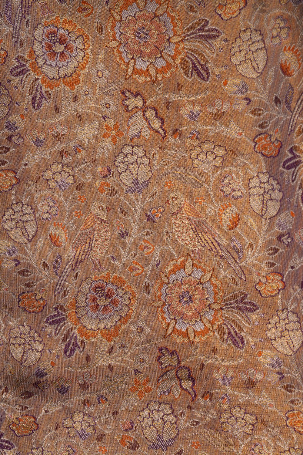 Kanchipattu Tissue Brocade Gold Saree