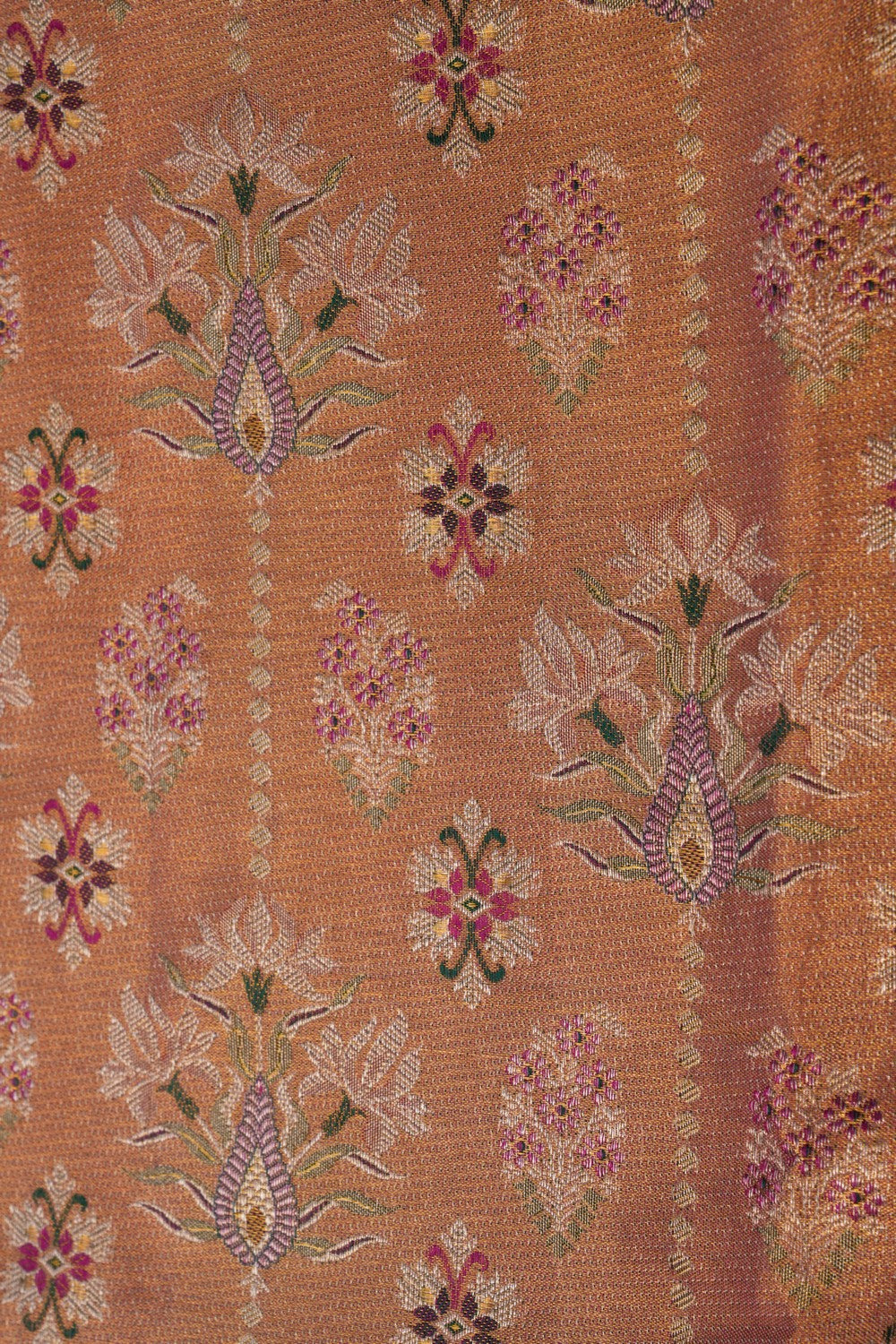 Kanchipattu Tissue Brocade Gold Saree