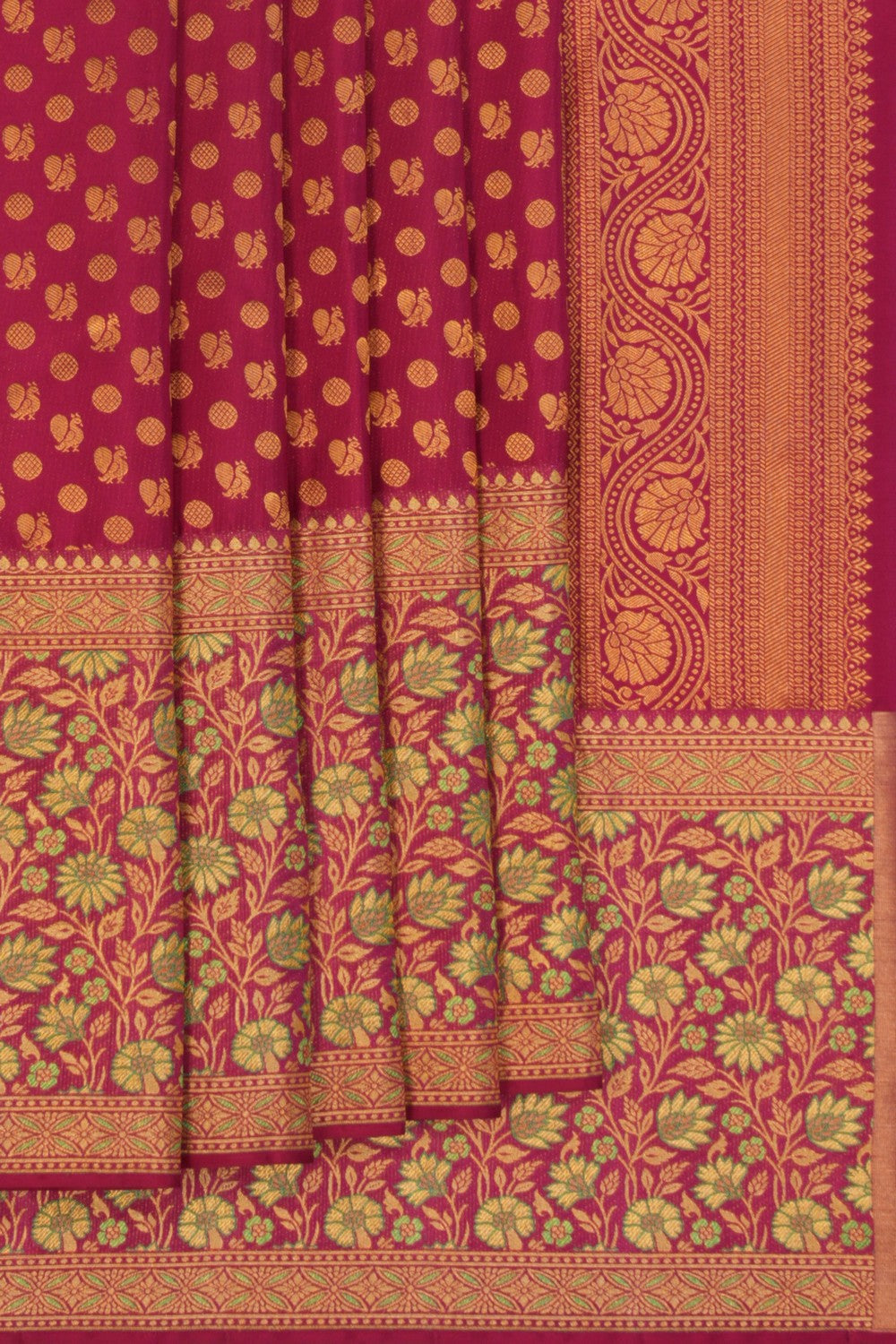 Image of Kanchipattu Pink Saree