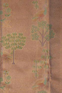 Image of Kanchipattu Tissue Brocade Gold Saree