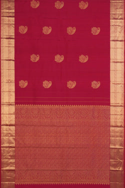 Image of Pink Kanchi Silk Saree