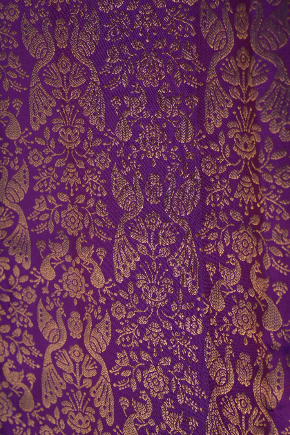 Image of Kanchipattu Brocade Purple Saree