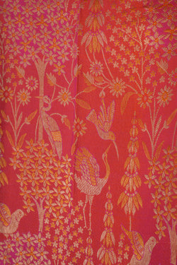 Image of Kanchipattu Brocade Fuchsia Pink Saree