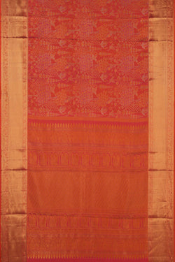 Image of Kanchipattu Brocade Fuchsia Pink Saree