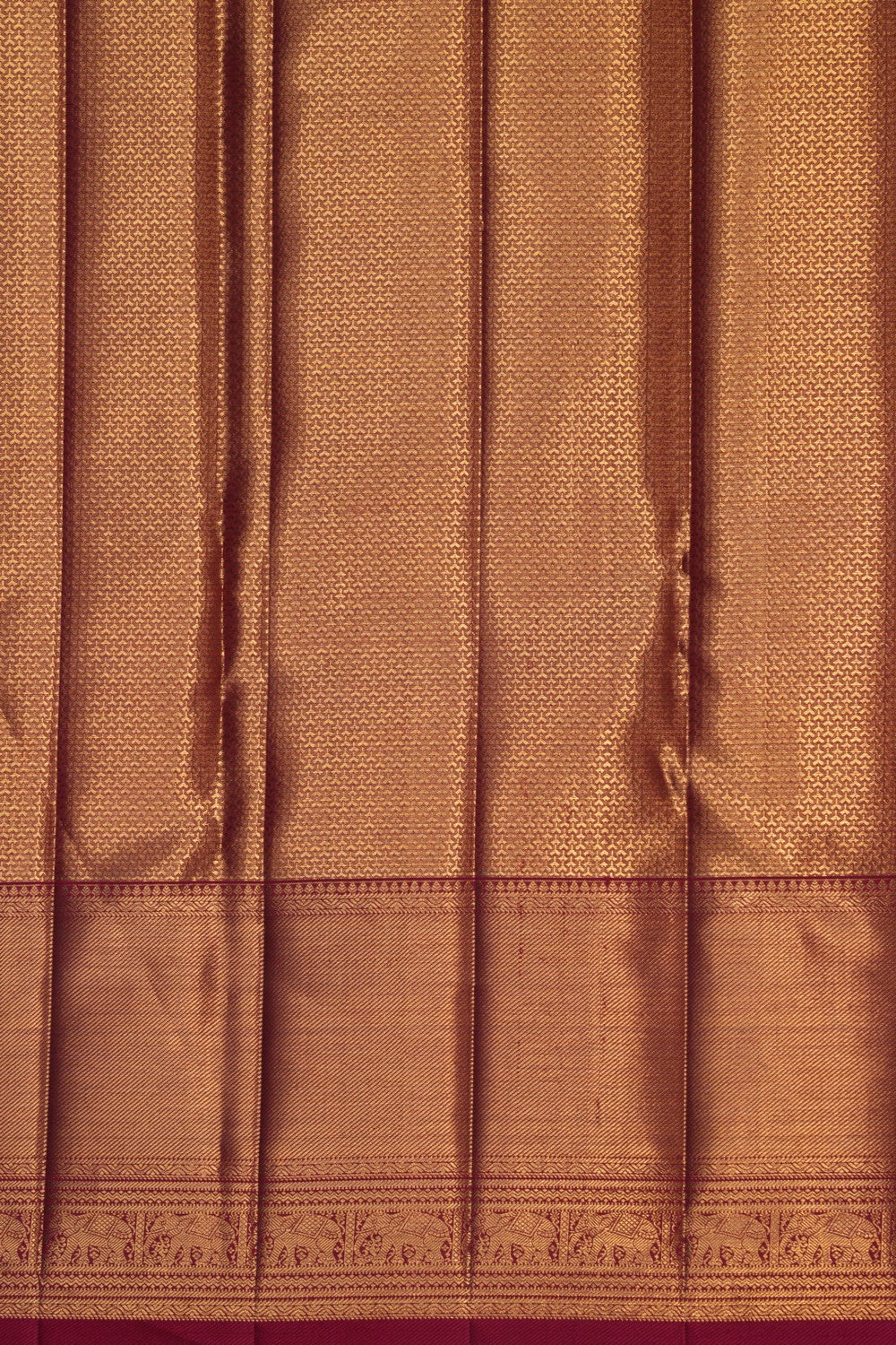 Image of Kanchipattu Gold Tissue Brocade Saree