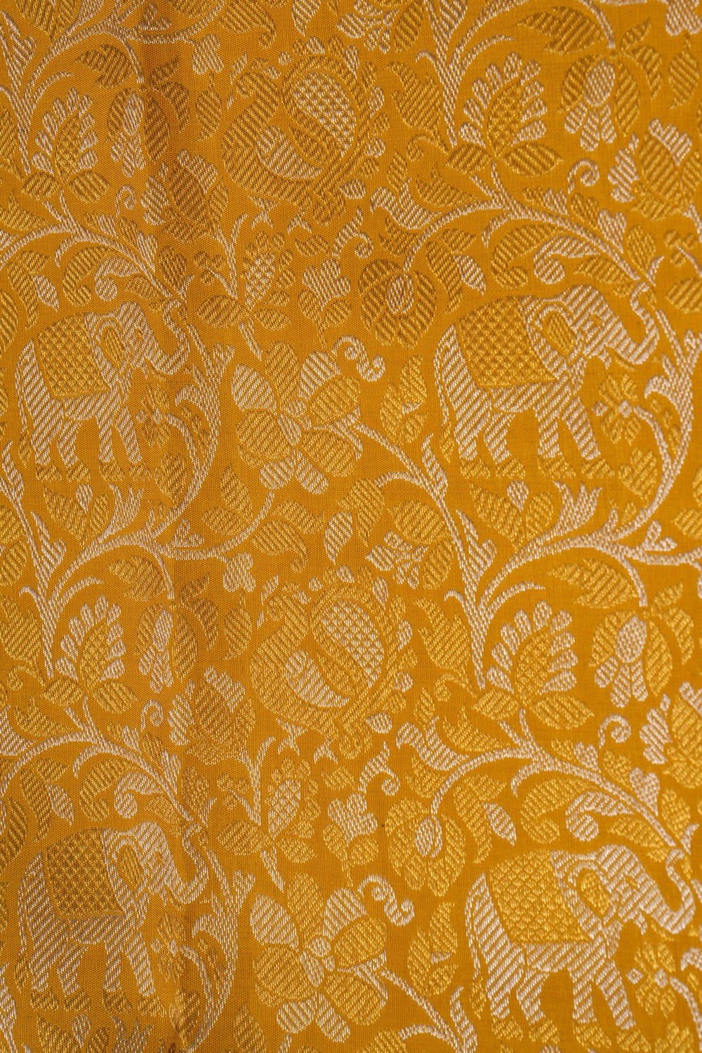 Image of Kanchipattu Tissue Brocade Gold Saree
