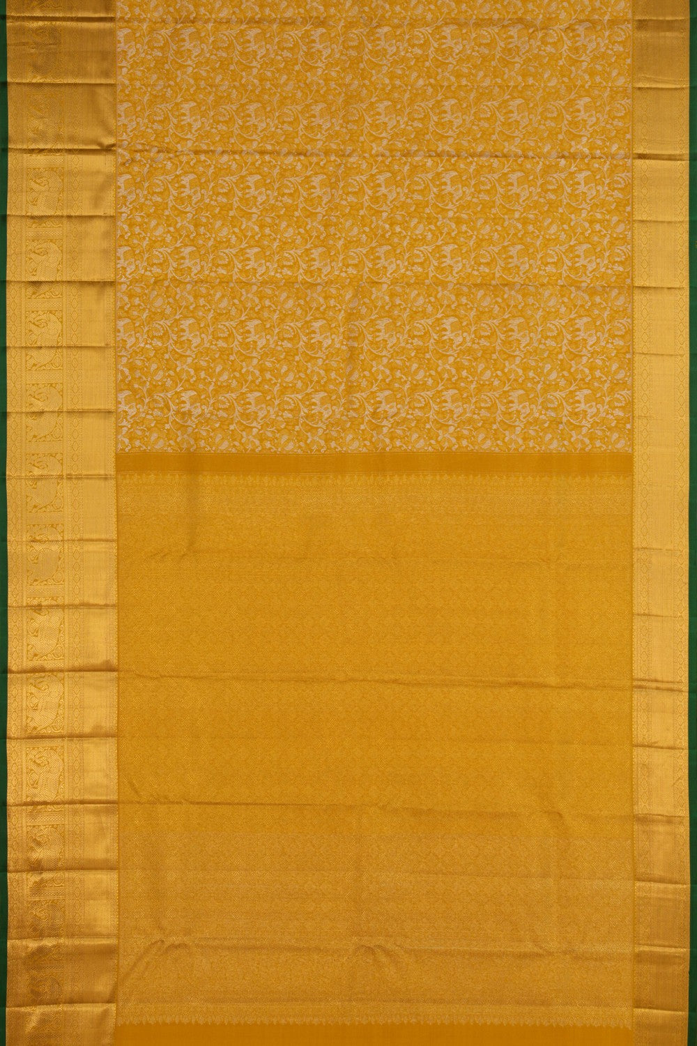 Image of Kanchipattu Tissue Brocade Gold Saree