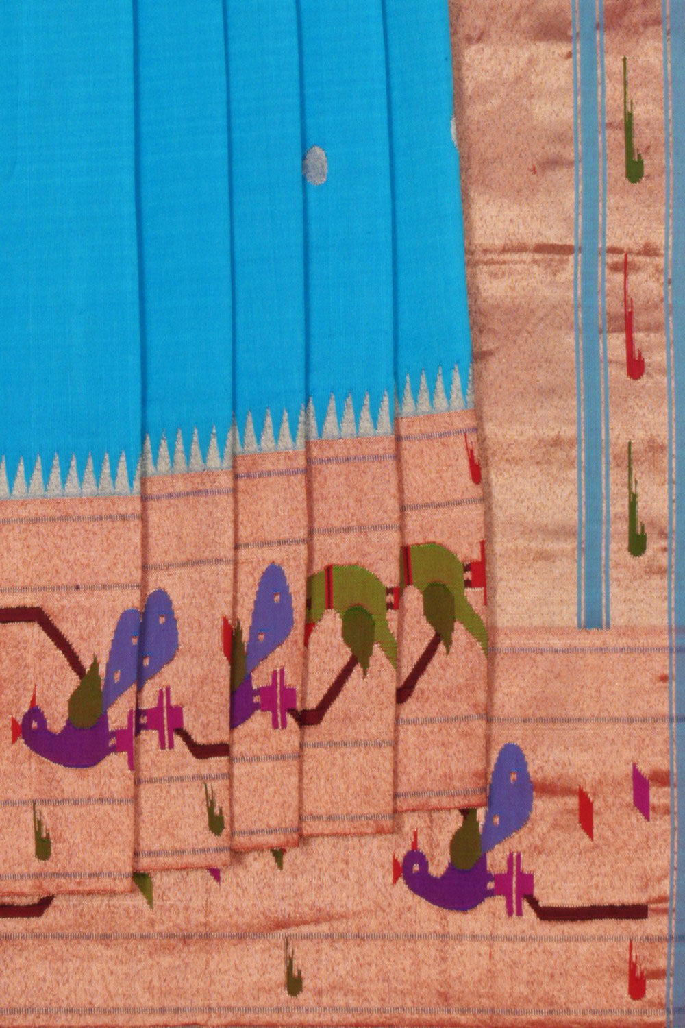 Image of Paithani Blue Saree