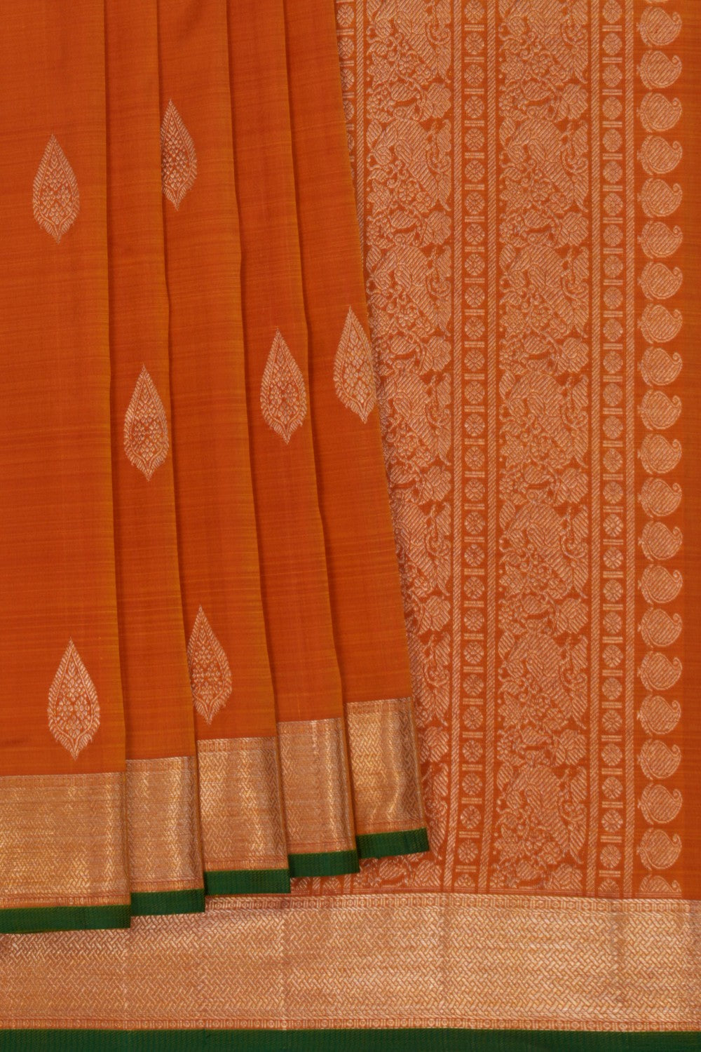 Kanchipattu Mustard Saree