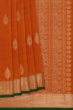 Image of Kanchipattu Mustard Saree