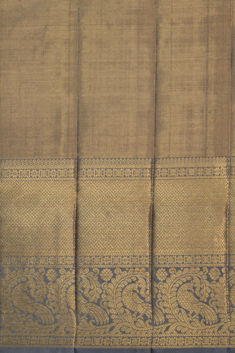 Image of Kanchipattu Tissue Brocade Gold Saree