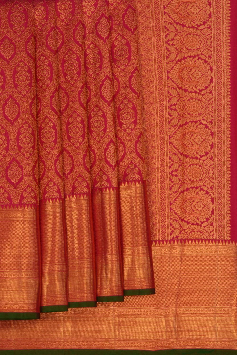 Kanchipattu Brocade Pink Saree