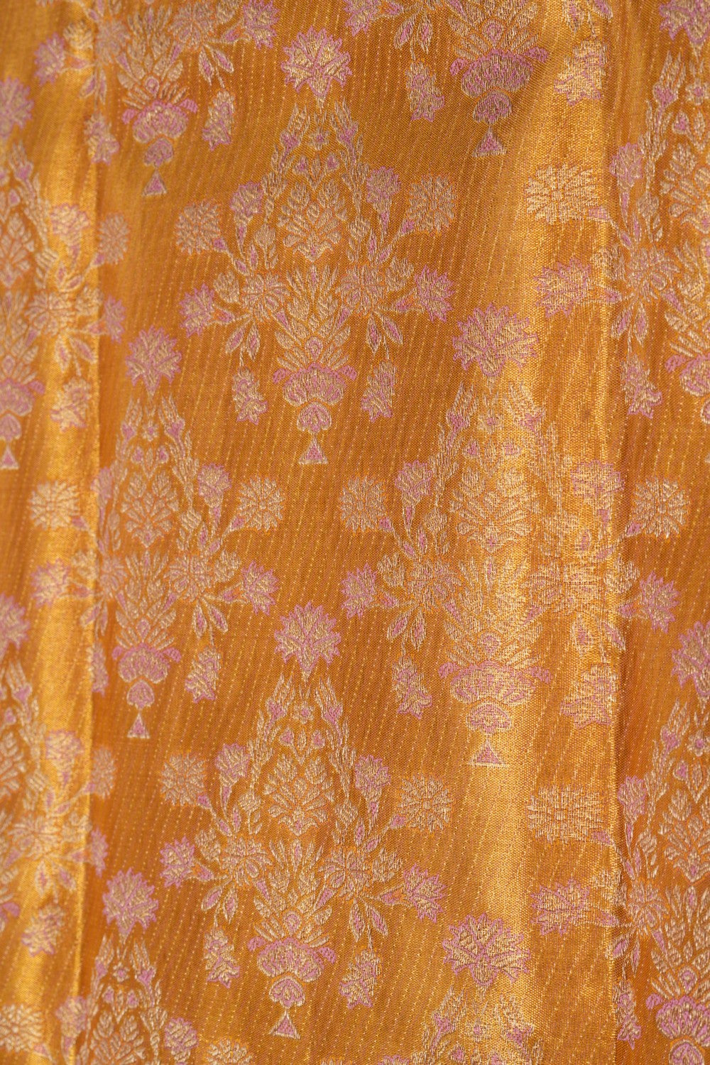 Kanchipattu Tissue Brocade Gold Saree