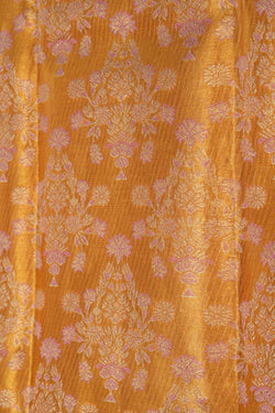 Image of Kanchipattu Tissue Brocade Gold Saree