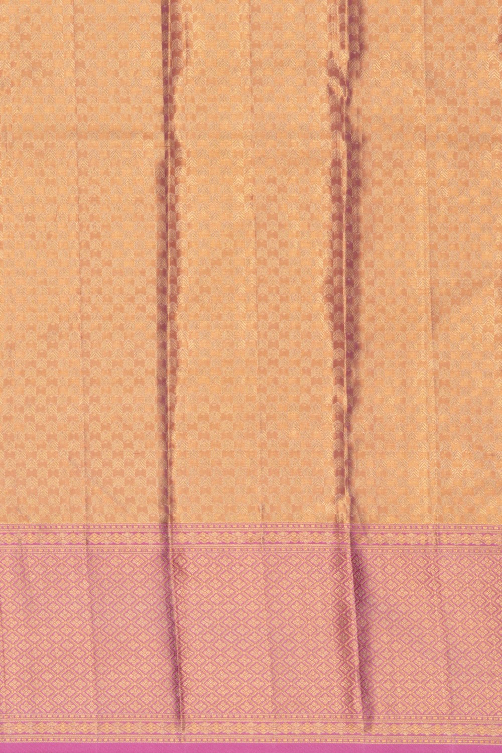 Kanchipattu Tissue Brocade Gold Saree