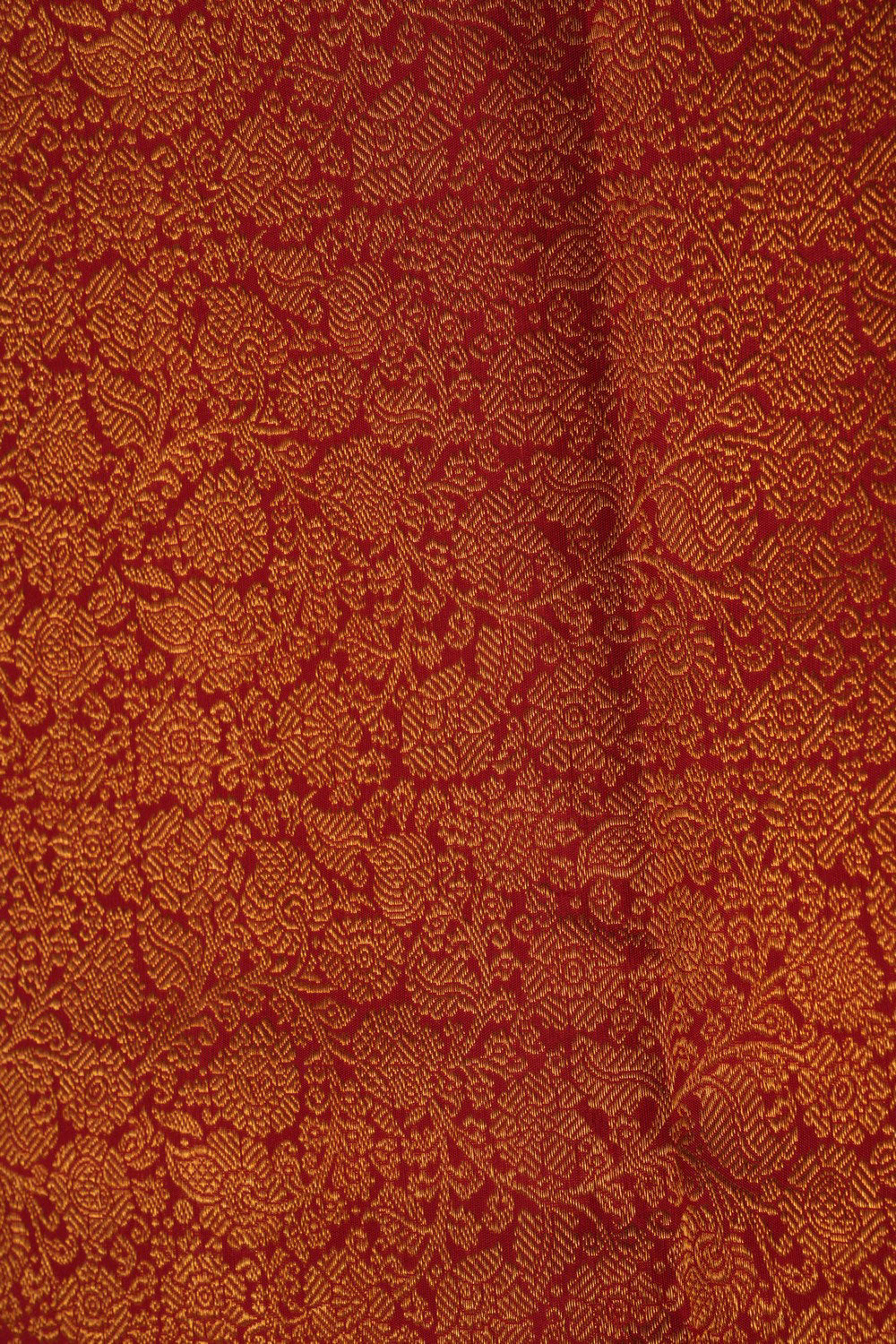 Kanchipattu Brocade Red Saree