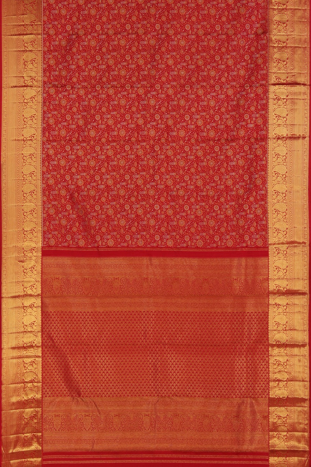 Image of Kanchipattu Pink Brocade Saree