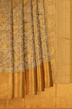 Image of Kanchipattu Gold Brocade Saree