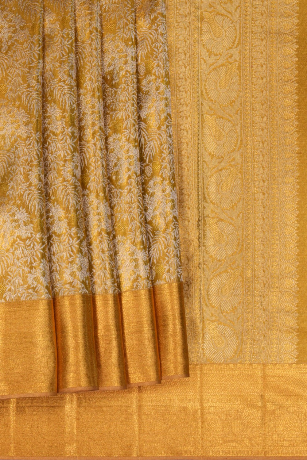 Image of Kanchipattu Gold Brocade Saree