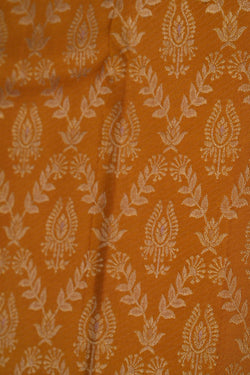 Image of Kanchipattu Brocade Mustard Saree
