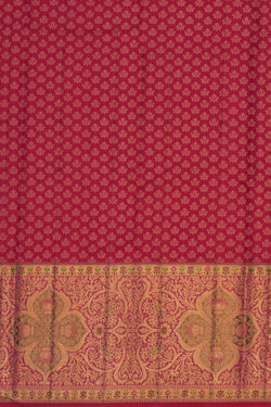 Image of Kanchipattu Brocade Plum Pink Saree