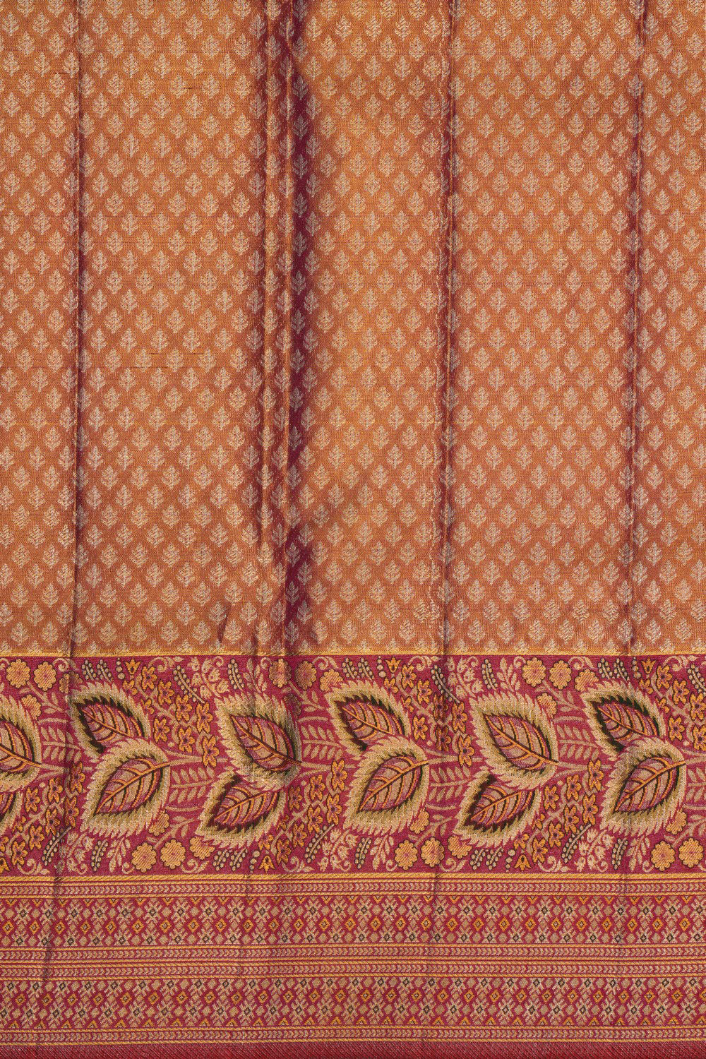 Image of Kanchipattu Brocade Gold Saree