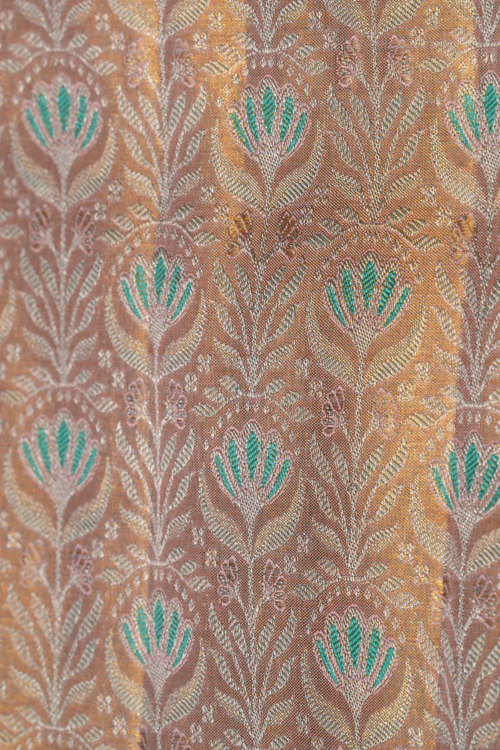 Image of Kanchipattu Brocade Gold Saree