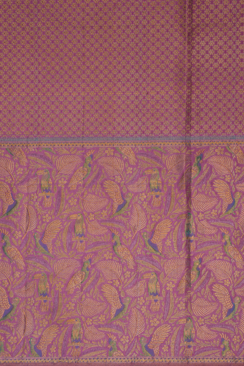 Image of Kanchipattu Brocade Blue Saree