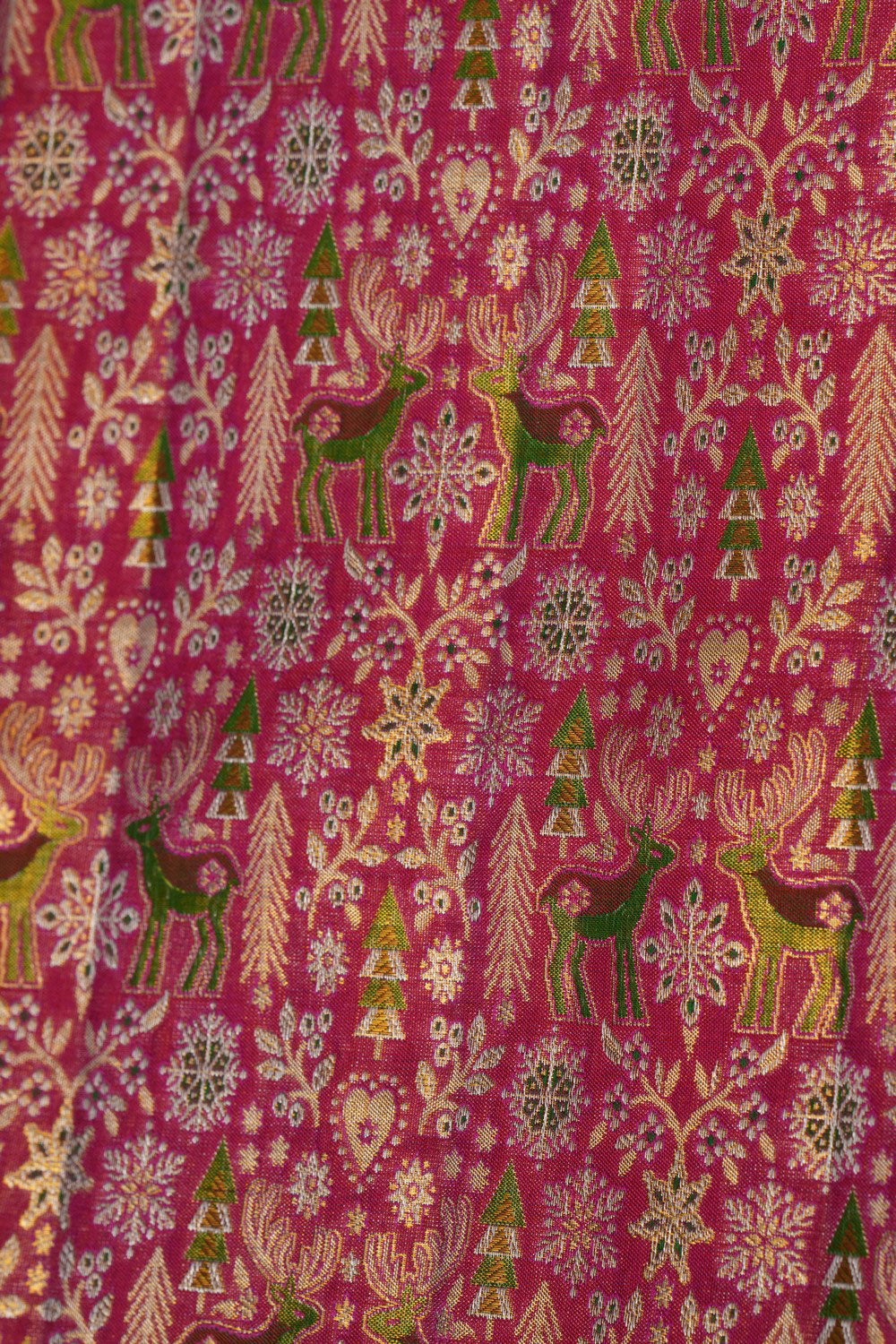 Image of Kanchipattu Brocade Pink Saree