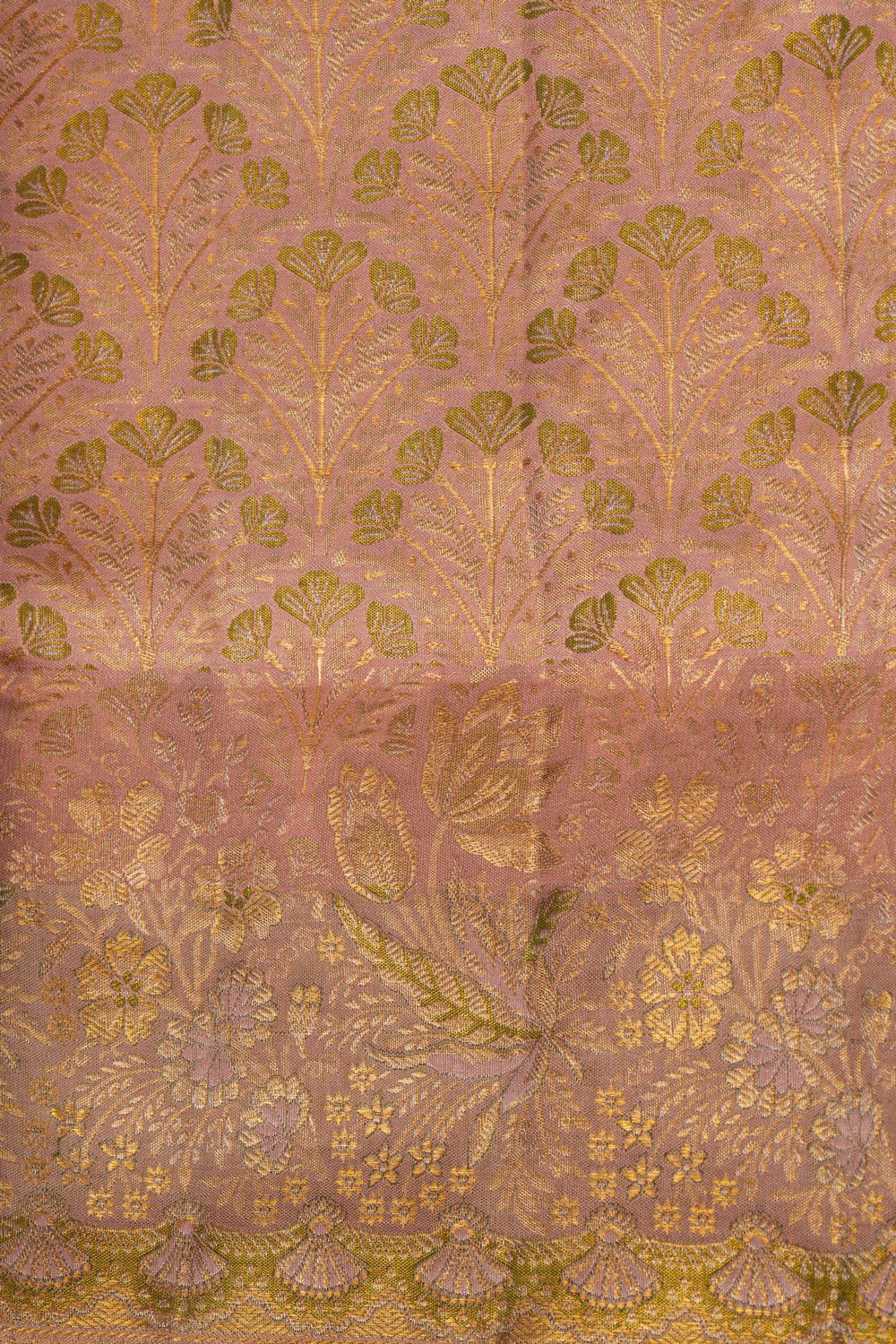 Kanchipattu Brocade Gold Saree