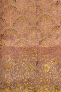 Image of Kanchipattu Brocade Gold Saree