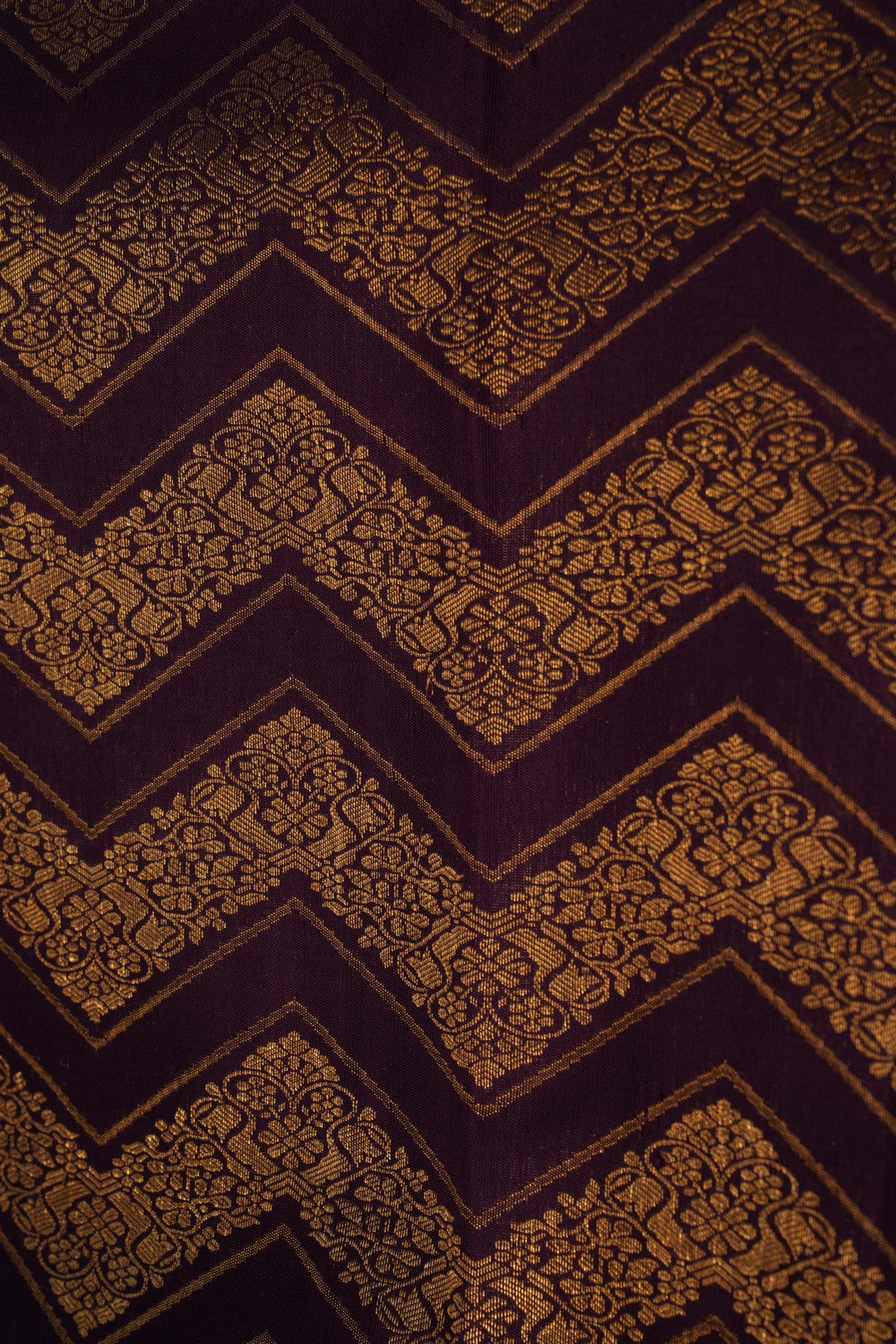 Image of Kanchipattu Violet Saree