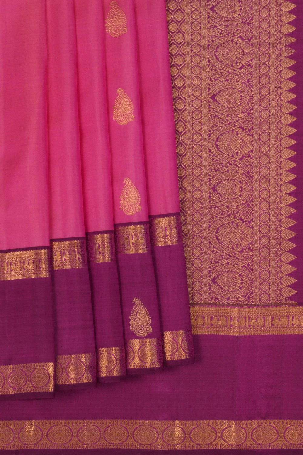 Kanchipattu Pink Saree