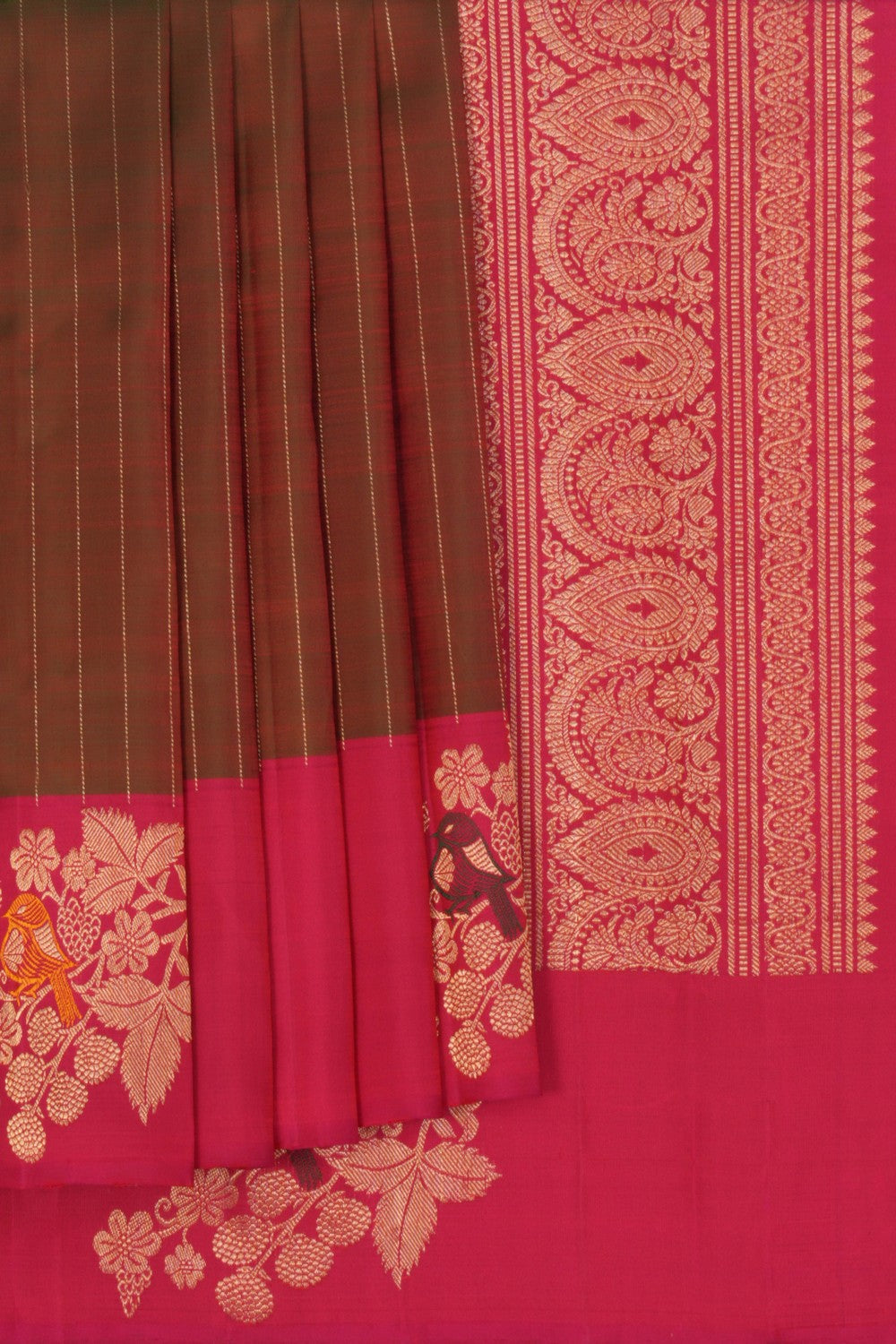 Kanchipattu Green Saree