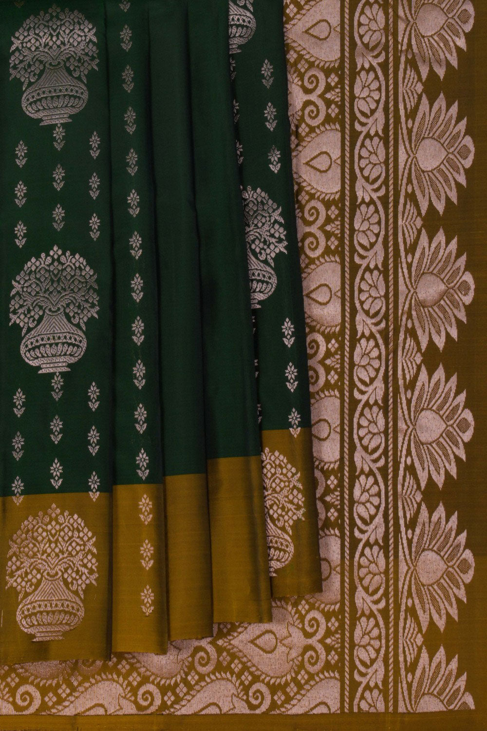 Image of Kanchi Silk Green Saree