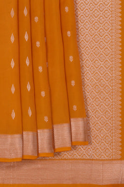 Image of Kanchi Silk Yellow Saree