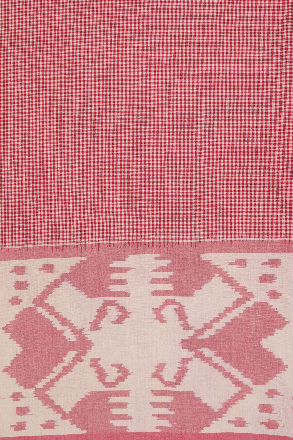 Pochampally Ikat Pink Saree