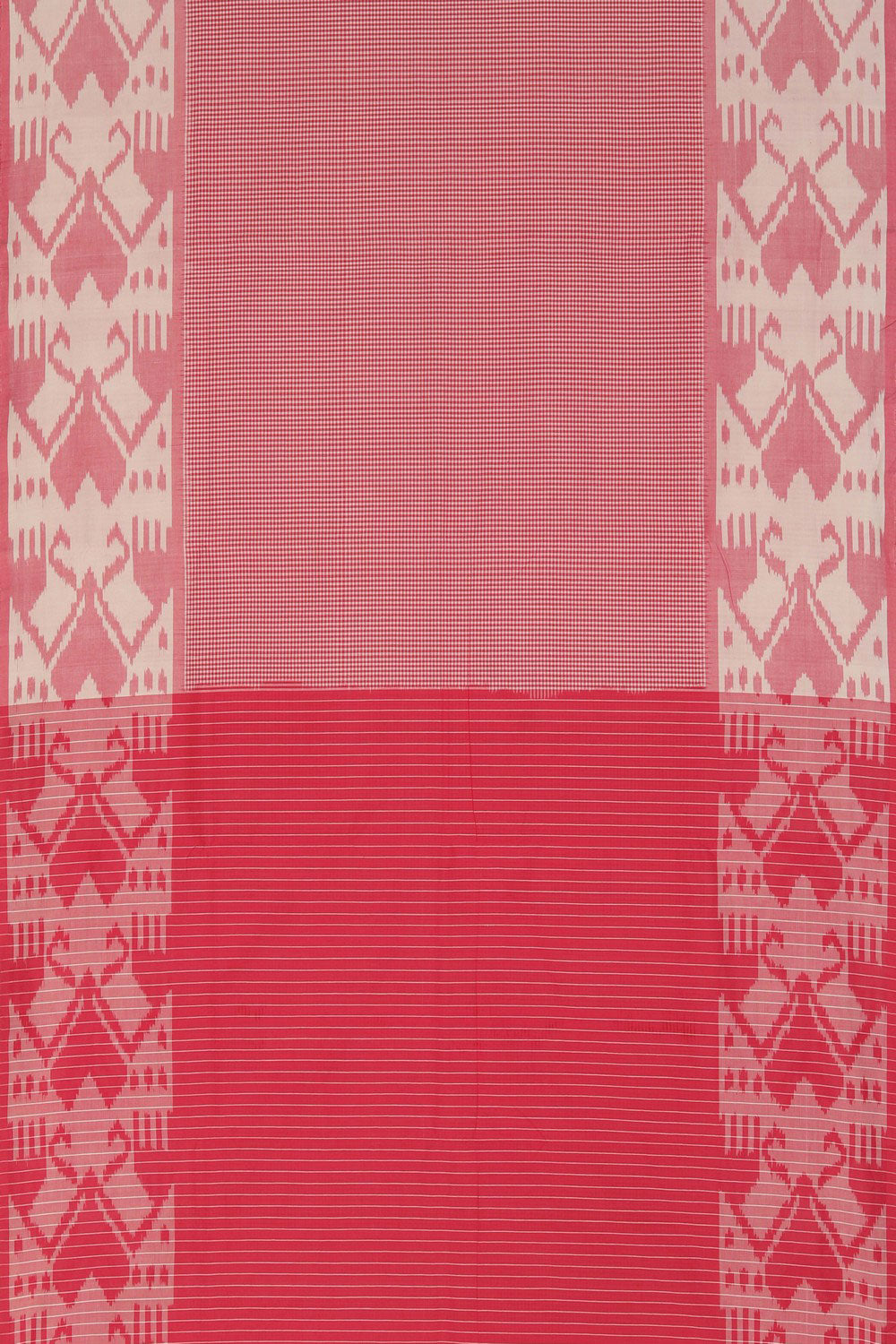 Pochampally Ikat Pink Saree
