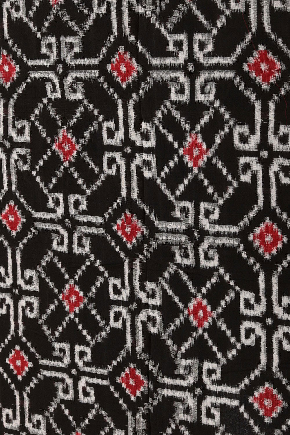 Image of Pochampally Ikat Black Saree